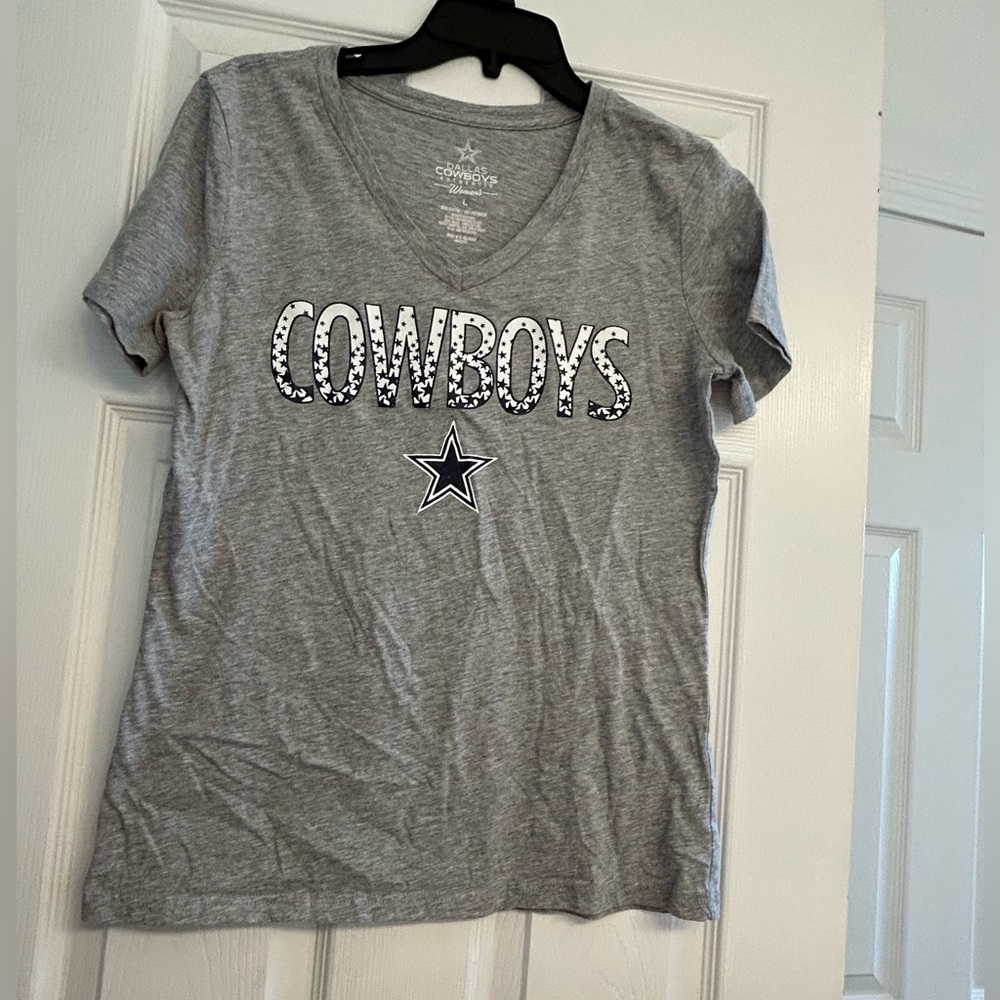 NFL Cowboys Gray Short Sleeve Tee